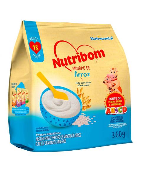 MINGAU DE ARROZ NUTRIBOM 360G 12