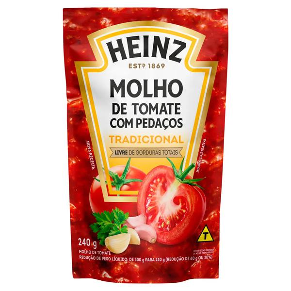 MOLHO DE TOMATE PEDACOS  HEINZ 240G