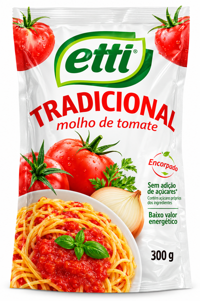 MOLHO TOMATE TRADICIONAL ETTI 300G