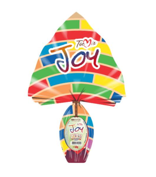 OVO DE PASCOA CHOC AO LEITE TATOO TOC MIX 50G