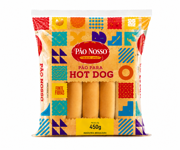 PAO DE HOT DOG VIDA NOVA 450G