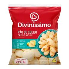 PAO DE QUEIJO 3 QUEIJOS DIVINISSIMO 800G