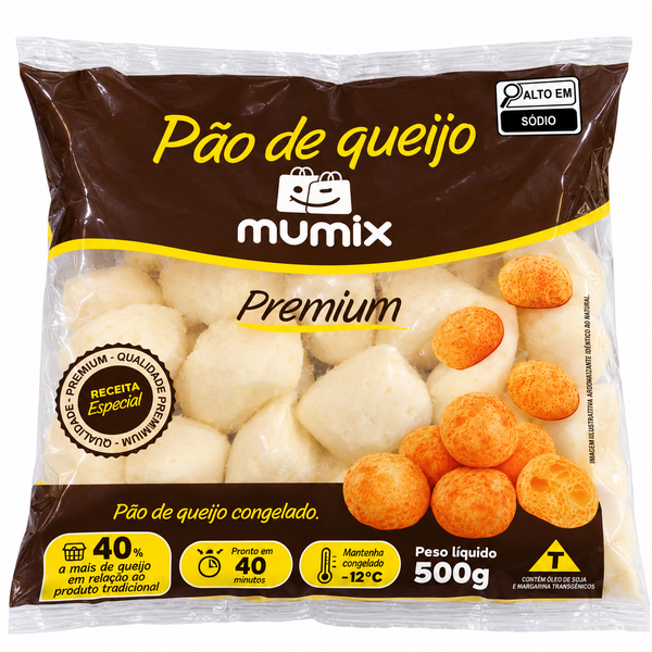 PAO DE QUEIJO PREMIUM MUMIX 500G