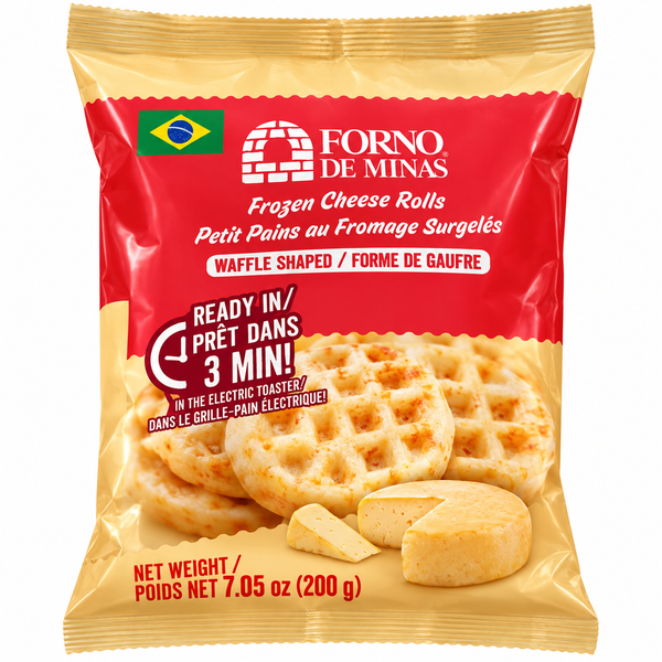 PAO DE QUEIJO WAFFLE FORNO DE MINAS 200G 20