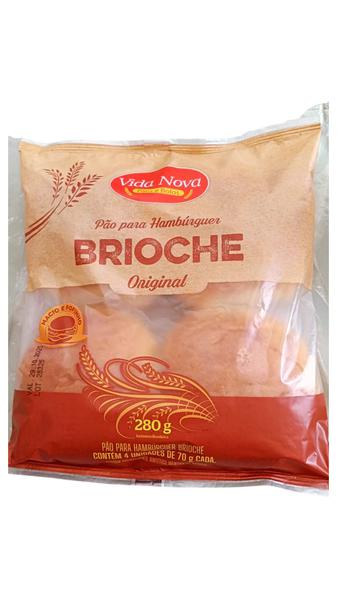 PAO HAMBURGUER BRIOCHE VIDA NOVA 280G