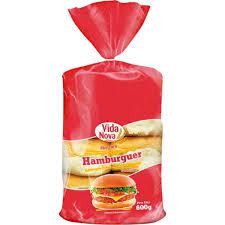 PAO HAMBURGUER VIDA NOVA 600G