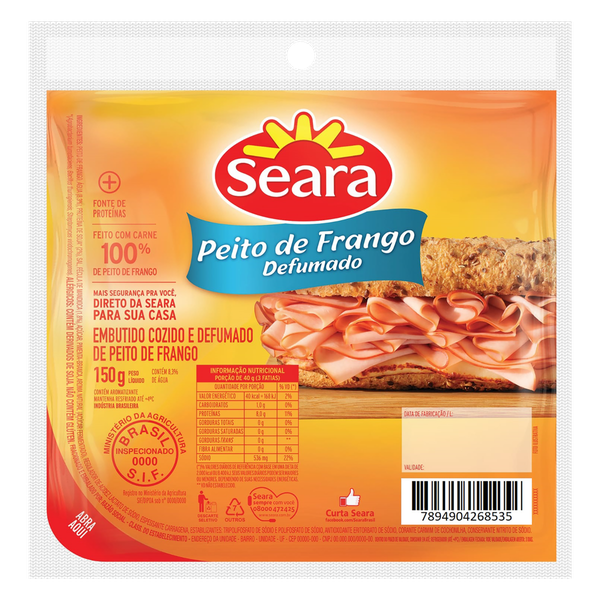 PEITO DE FRANGO FATIADO 150G 24