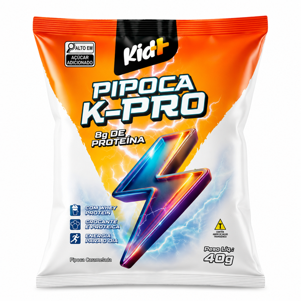 PIPOCA K-PRO 8G DE PROTEINA KID+ 40G