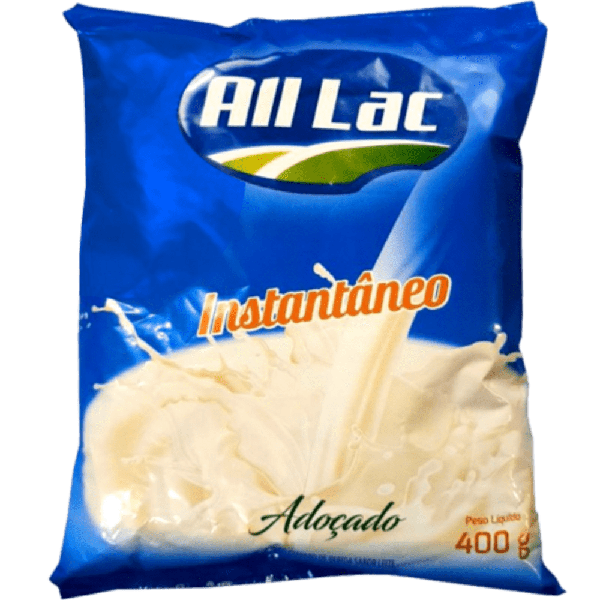 PO PREPARO DE BEBIDA SABOR LEITE ALL LAC 400G 25