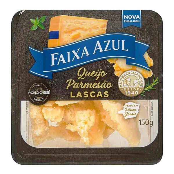 QUEIJO PARMESAO LASCAS FAIXA AZUL 150G 12