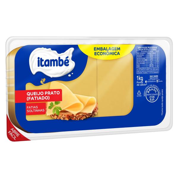 QUEIJO PRATO FATIADO ITAMBE 1KG