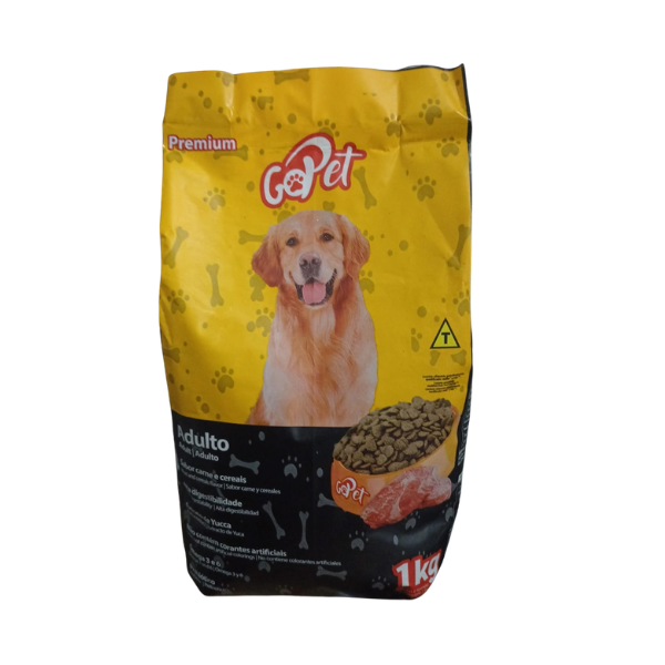 RACAO PREMIUM CAES ADULTOS PREMIUM GO PET 1KG