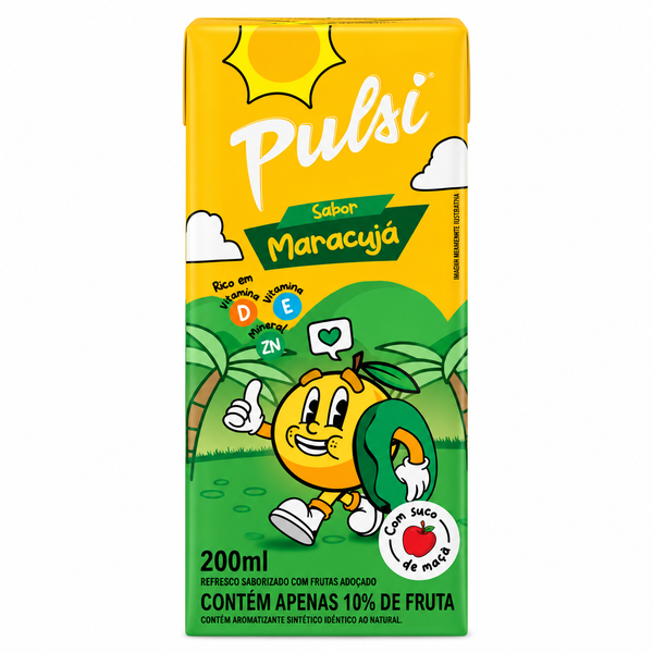 REFRESCO SABOR MARACUJA UHT PULSI 200ML 27
