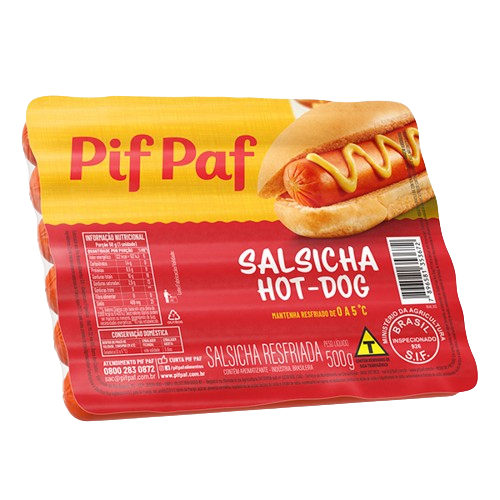 SALSICHA PIF PAF 500G