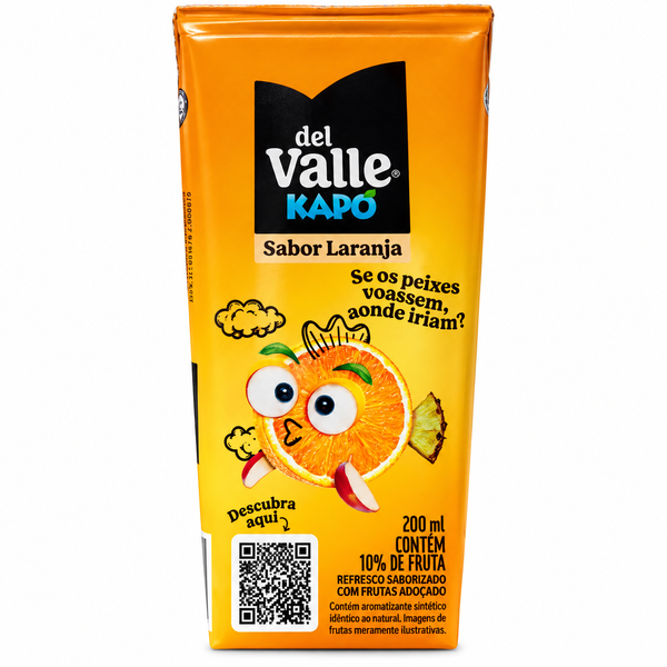 SUCO KAPO LARANJA 200ML