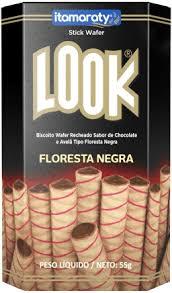 WAFER STICK LOOK FLORESTA NEGRA 55G