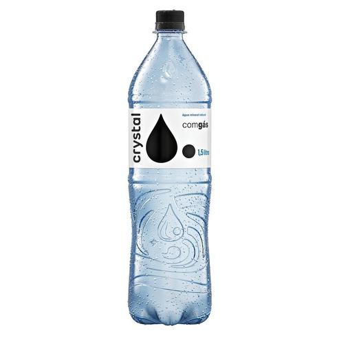 ÁGUA MINERAL CRYSTAL COM GÁS 1,5L