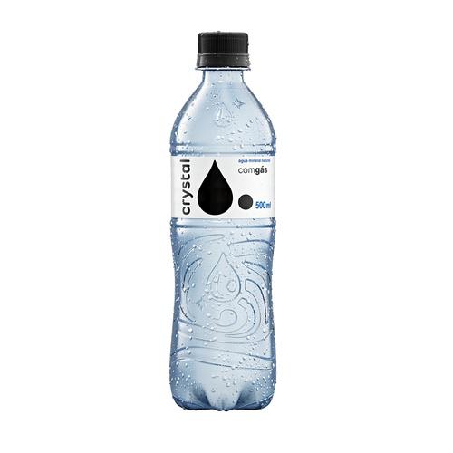 ÁGUA MINERAL CRYSTAL COM GÁS 500ML
