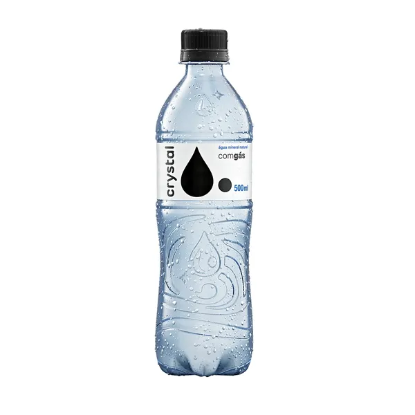 ÁGUA MINERAL CRYSTAL COM GÁS 500ML