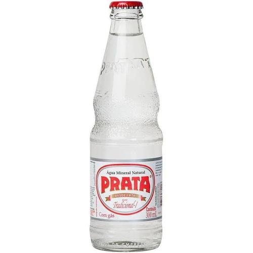 ÁGUA MINERAL PRATA COM GÁS 300ML