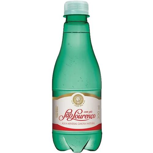 ÁGUA MINERAL SÃO LOURENÇO COM GÁS 300ML
