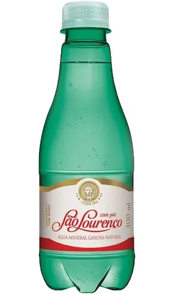 ÁGUA MINERAL SÃO LOURENÇO COM GÁS 300ML