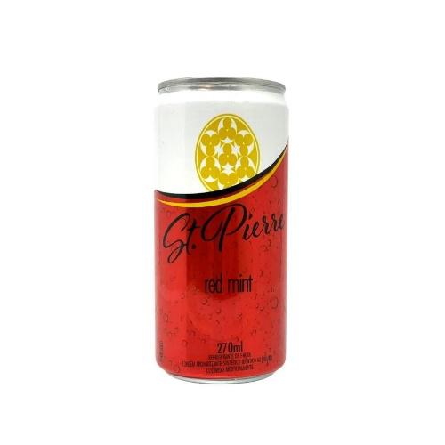 ÁGUA TÔNICA RED MINT ST PIERRE LATA 270ML