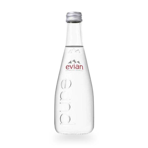 AGUA MIN EVIAN SEM GAS VIDRO 330ML