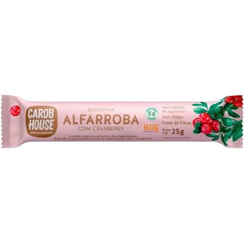 ALFARROBA COM CRANBERRY CAROB HOUSE 25G