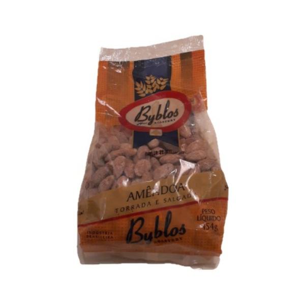 AMÊNDOA TORRADA BYBLOS 454G