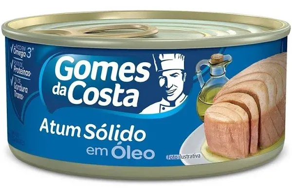 ATUM SÓLIDO GOMES DA COSTA EM ÓLEO 170G