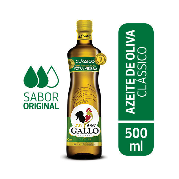 AZEITE EXTRA VIRGEM GALLO VIDRO 500ML
