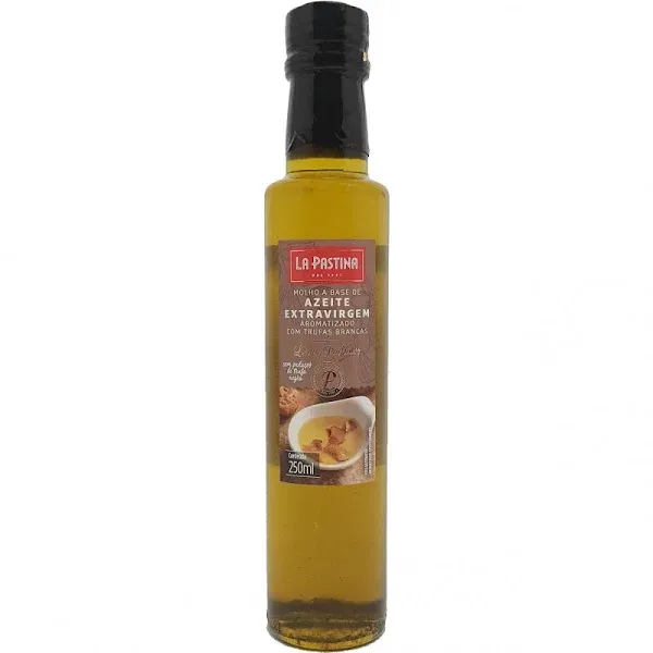 AZEITE LA PASTINA COM TRUFA EXTRA VIRGEM VIDRO 250ML