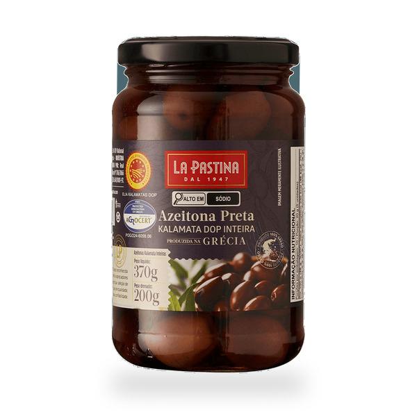AZEITONA GREGA PRETA LA PASTINA 370G
