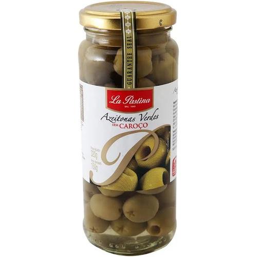 AZEITONA VERDE SEM CAROÇO LA PASTINA 150GR