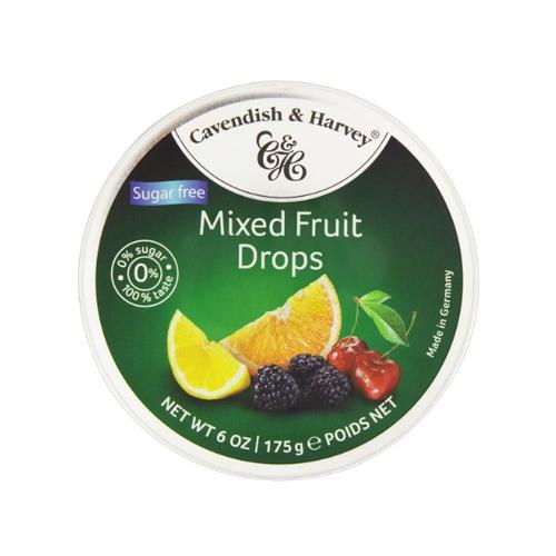 BALA DE FRUTAS MISTAS SUGAR FREE LATA 175G