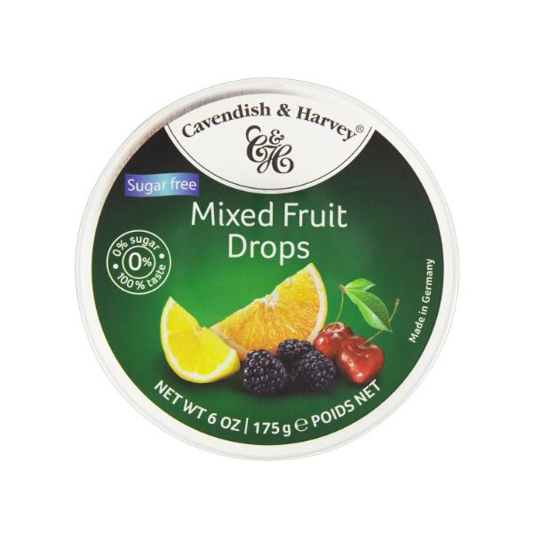 BALA DE FRUTAS MISTAS SUGAR FREE LATA 175G