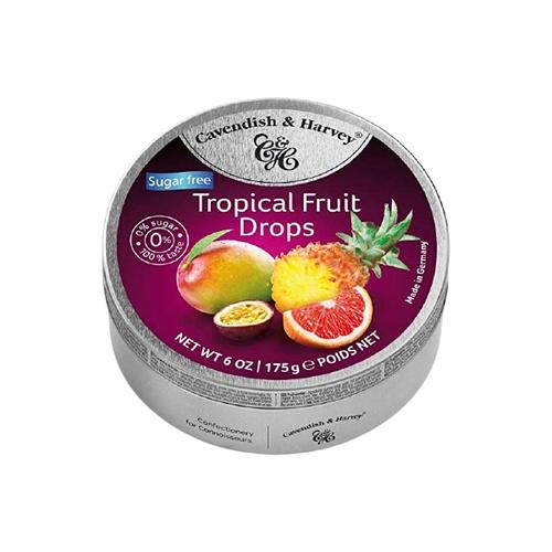 BALA DE FRUTAS TROPICAIS SUGAR FREE LATA 175G