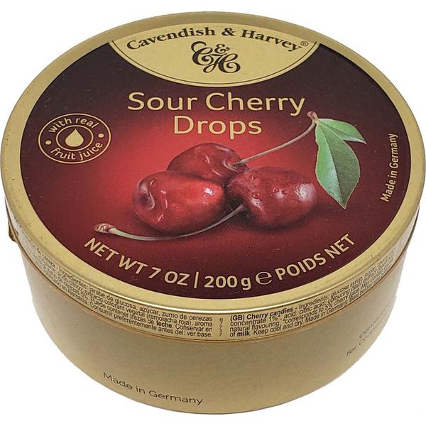 BALAS SOUR CHERRY DROPS CAVENDISH 200G