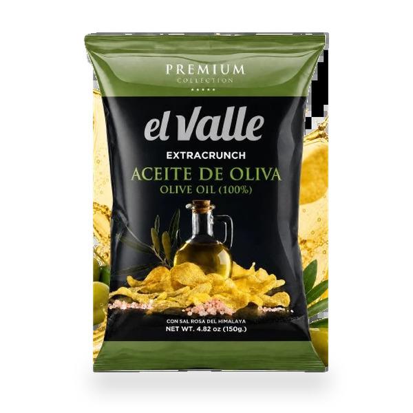 BATATA CHIPS AZEITE OLIVA EL VALLE 150G