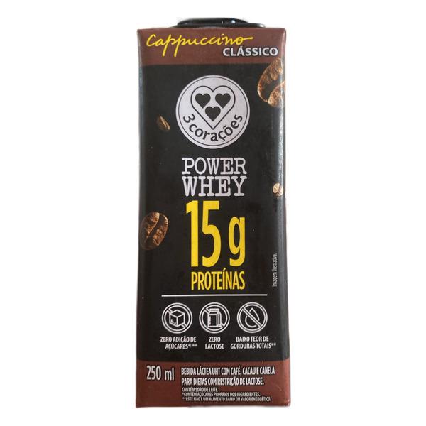 BEBIDA LACTEA CAPPUCINO POWER 3CORACOES 250ML