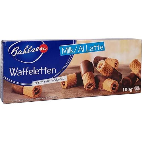BISCOITO BAHLSEN WAFFELETTEN MILK 100G