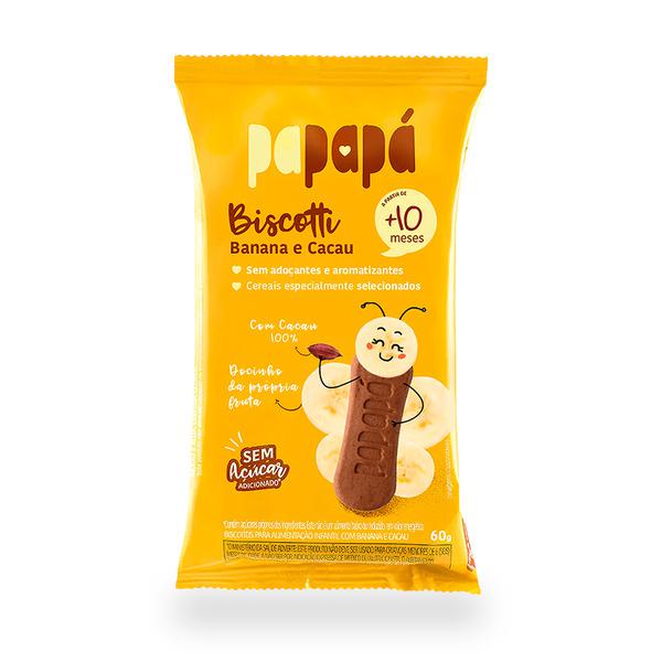 BISCOITO BANANA/CACAU PAPAPA 60G