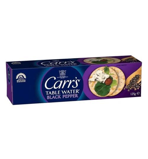 BISCOITO CARRS ÁGUA E SAL COM PIMENTA 125G