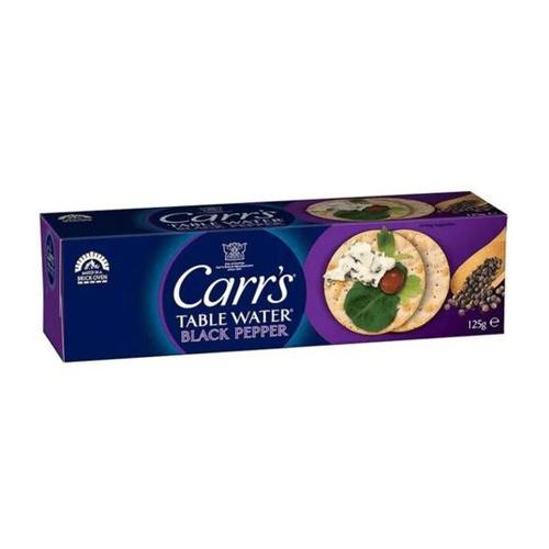 BISCOITO CARRS ÁGUA E SAL COM PIMENTA 125G