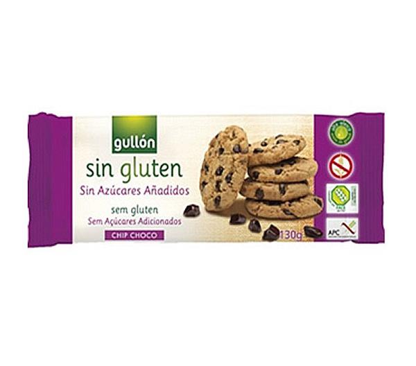 BISCOITO COOKIE CHIP CHOCO SEM GLÚTEN GULLON 130GR