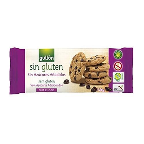 BISCOITO COOKIE CHIP CHOCO SEM GLÚTEN GULLON 130GR