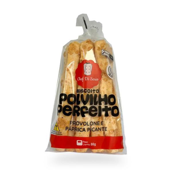 BISCOITO DE POLVILHO PAPRICA/PROVOLONE CHEF DI SERIO 80G
