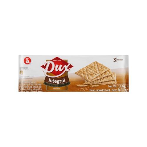 BISCOITO DUX CRACKERS INTEGRAL 415GR
