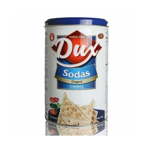 BISCOITO DUX CRACKERS SEM SAL LATA 454G